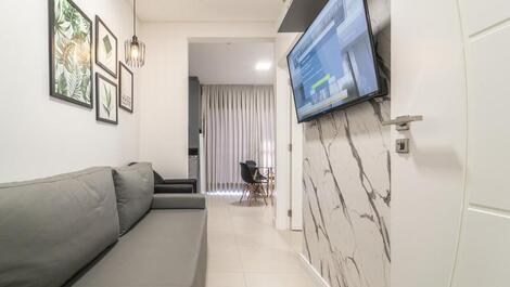 Apartamento Frente Mar com Hidromassagem