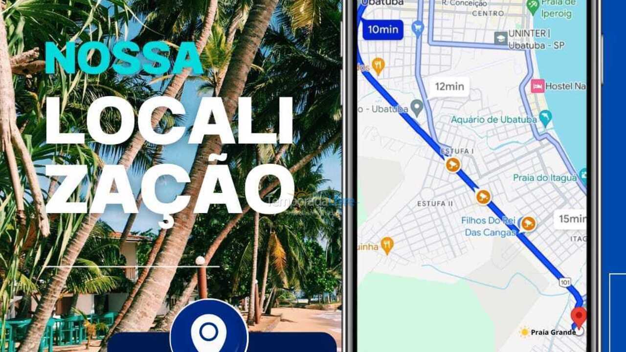Apartamento para aluguel de temporada em Ubatuba (Centro)
