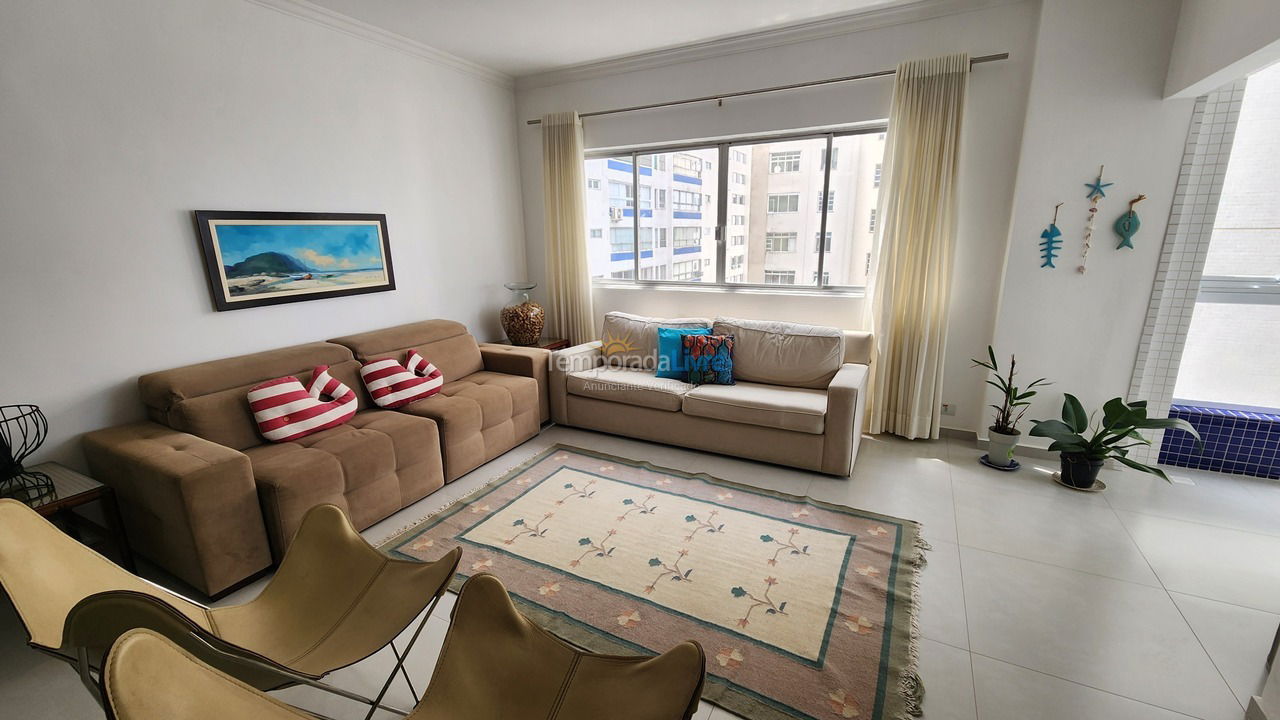Apartamento para alquiler de vacaciones em Guarujá (Pitangueiras)
