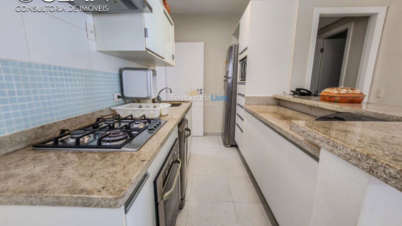 Apartamento para aluguel de temporada em Bertioga (Riviera de São Lourenço)
