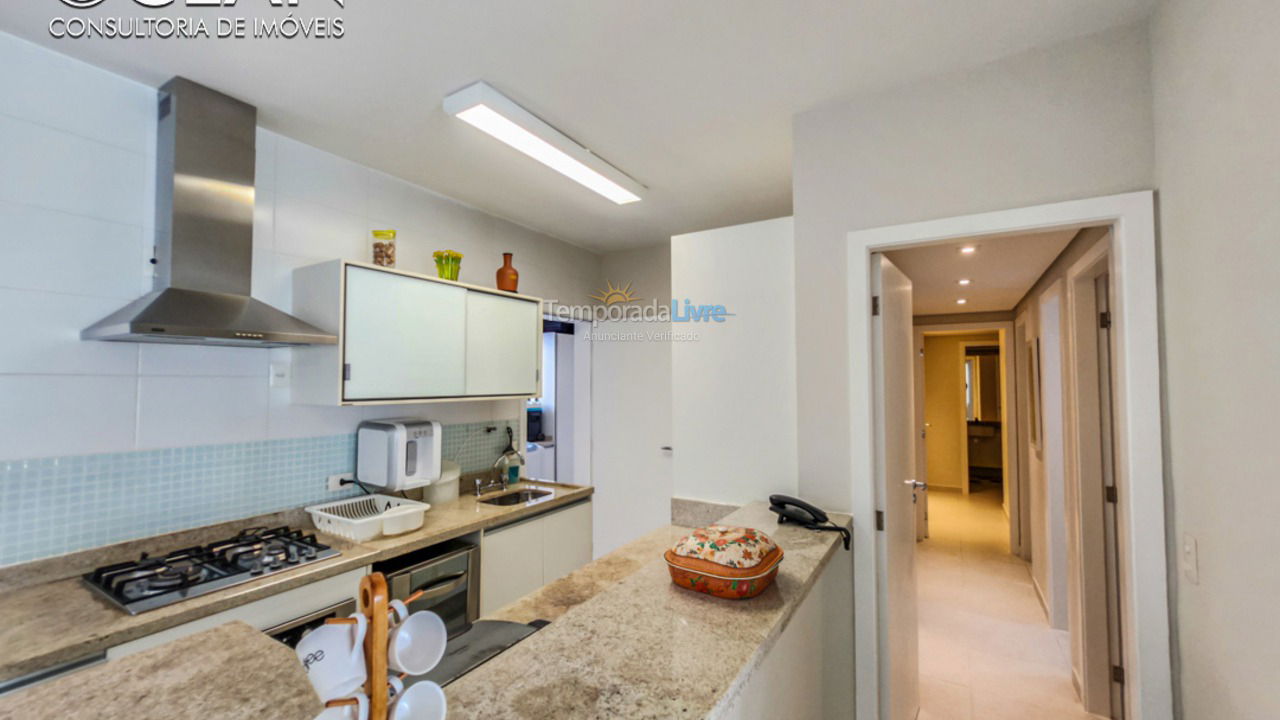 Apartamento para aluguel de temporada em Bertioga (Riviera de São Lourenço)