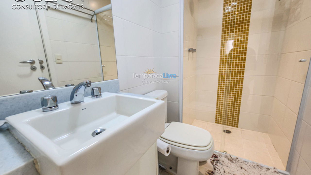 Apartamento para aluguel de temporada em Bertioga (Riviera de São Lourenço)