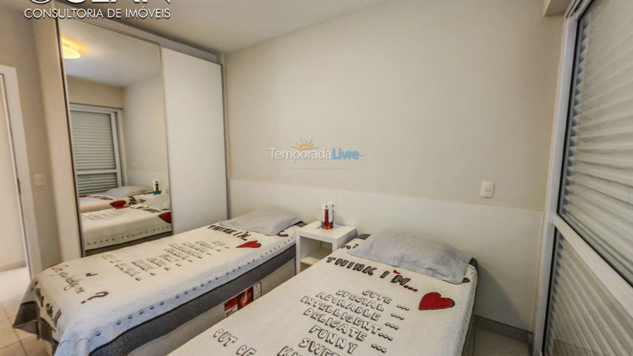 Apartamento para aluguel de temporada em Bertioga (Riviera de São Lourenço)