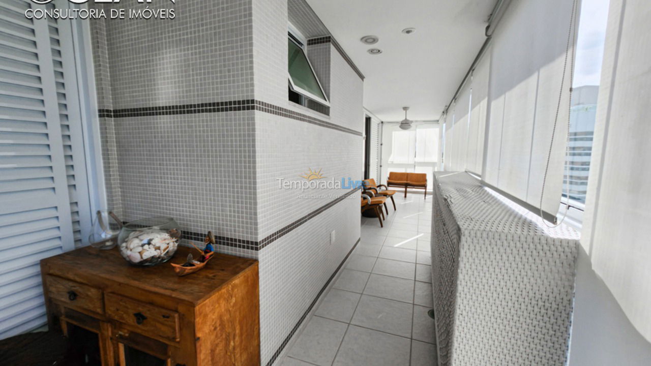 Apartamento para aluguel de temporada em Bertioga (Riviera de São Lourenço)