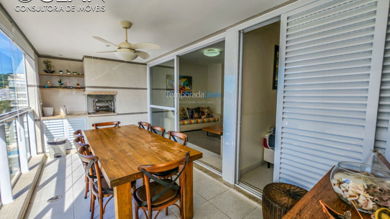 Apartamento para aluguel de temporada em Bertioga (Riviera de São Lourenço)