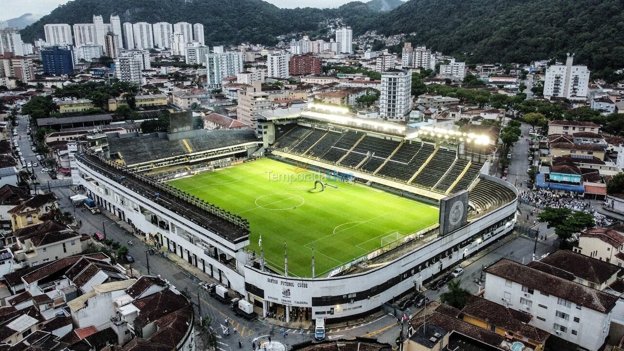 Apartamento para aluguel de temporada em Santos (Encruzilhada)