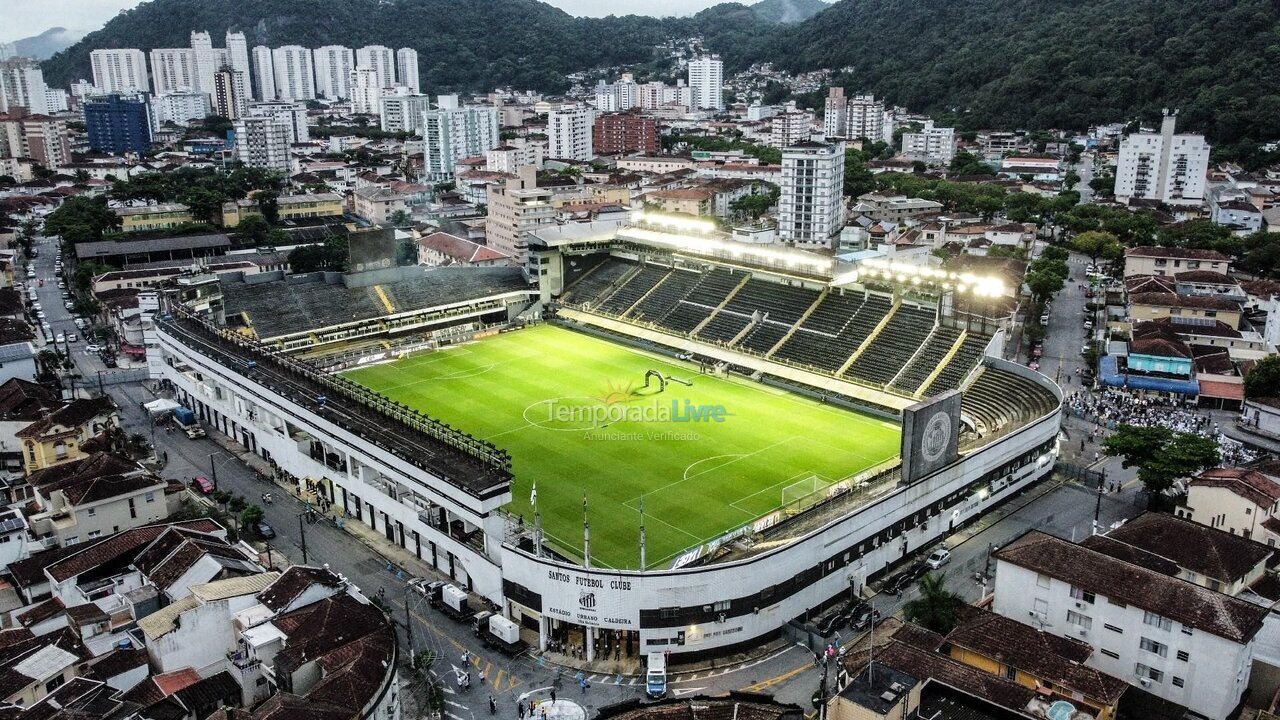 Apartamento para aluguel de temporada em Santos (Encruzilhada)