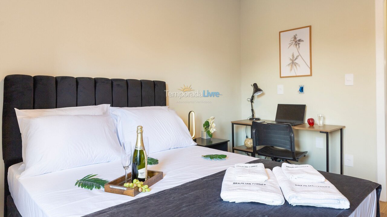 Apartment for vacation rental in Santos (Encruzilhada)