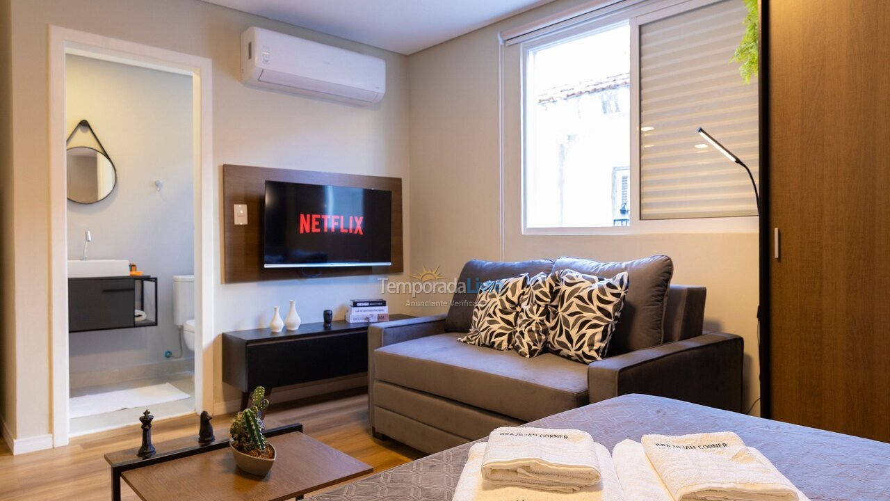 Apartamento para aluguel de temporada em Santos (Encruzilhada)