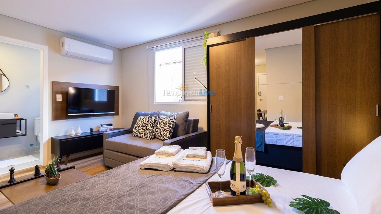 Apartamento para aluguel de temporada em Santos (Encruzilhada)