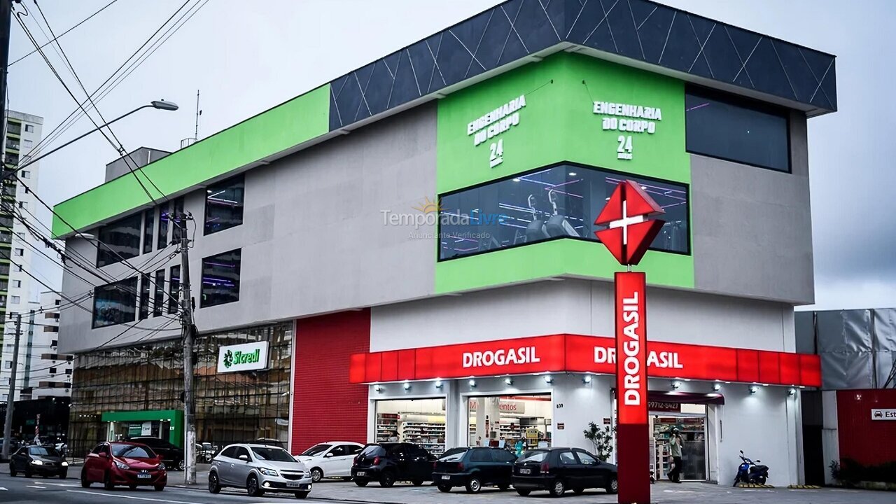Apartamento para aluguel de temporada em Santos (Encruzilhada)