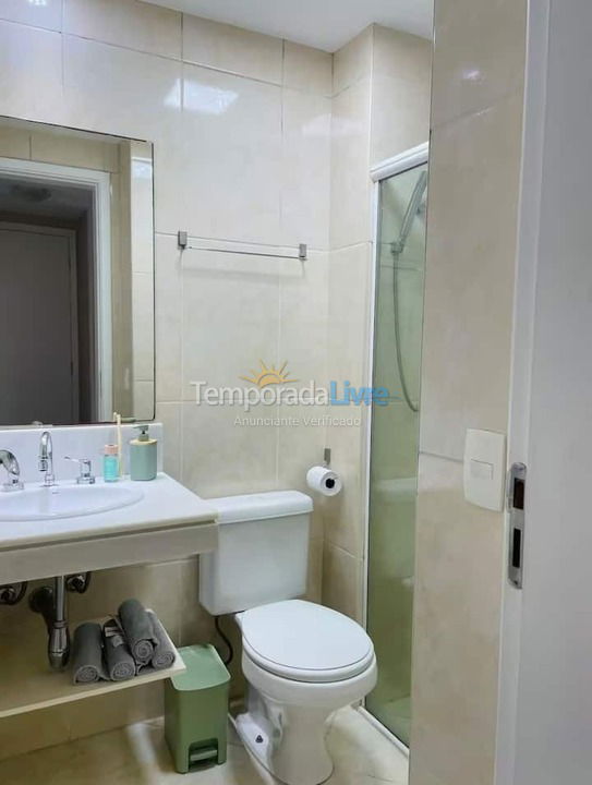 Apartamento para aluguel de temporada em Bertioga (Riviera de São Lourenço)