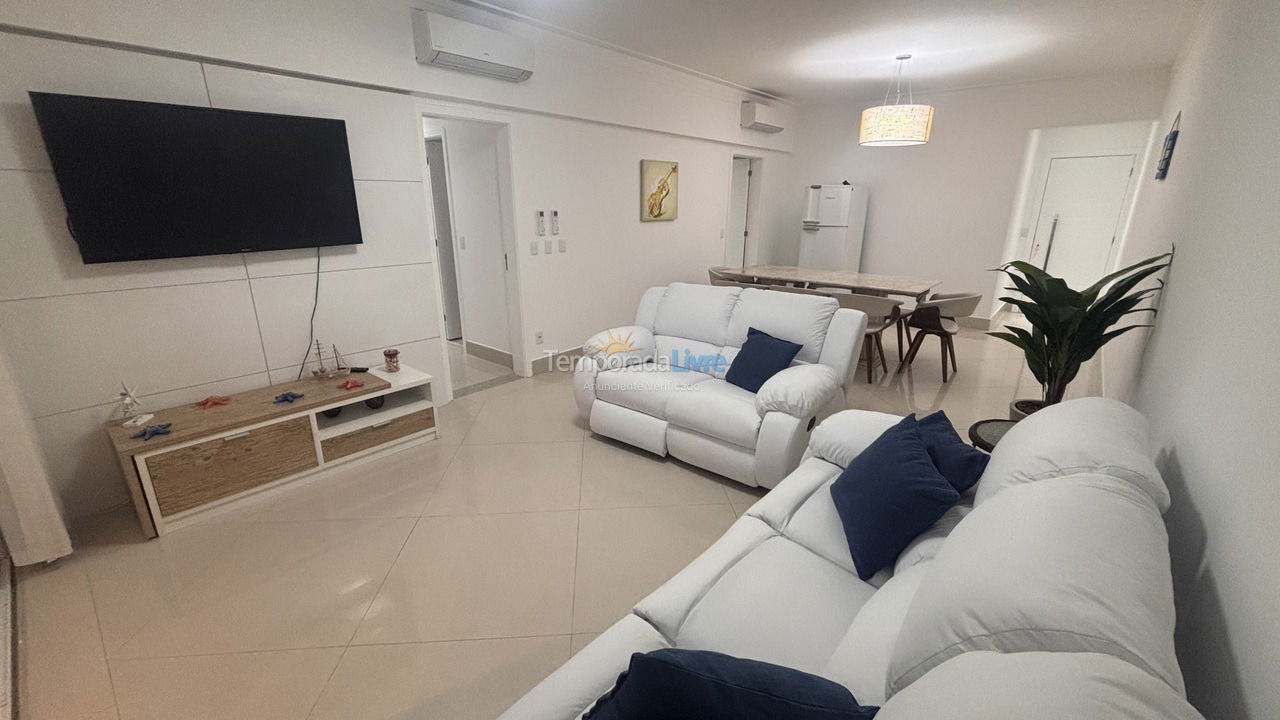 Apartamento para aluguel de temporada em Bertioga (Riviera de São Lourenço)