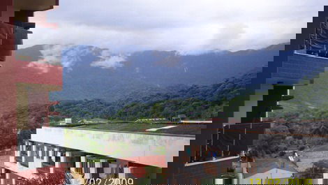 Varanda living - vista p/montanha