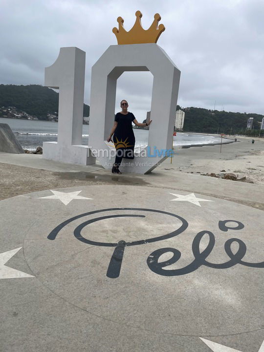 House for vacation rental in São Vicente (Gonzaguinha)