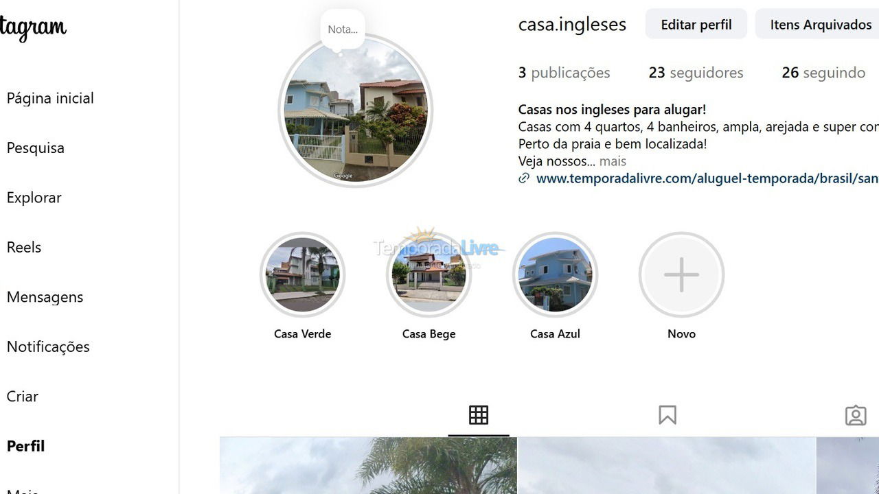House for vacation rental in Florianopolis (Praia dos Ingleses)