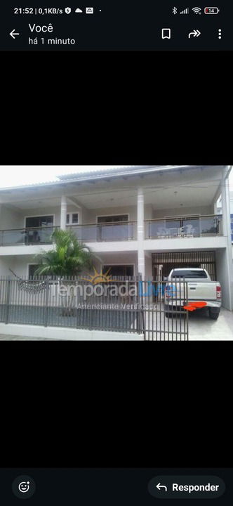 House for vacation rental in São Francisco do Sul (Enseada)