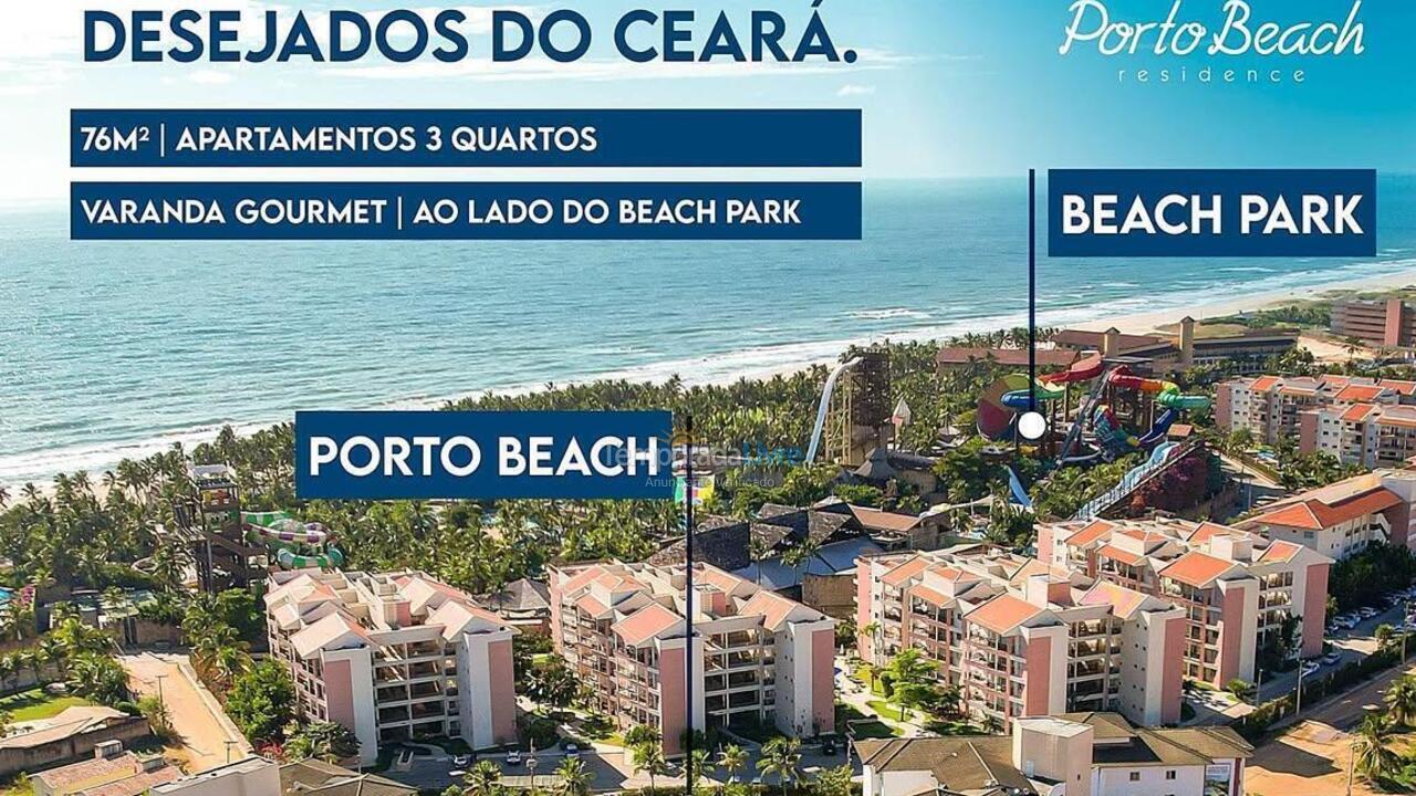 Apartamento para alquiler de vacaciones em Aquiraz (Porto das Dunas)