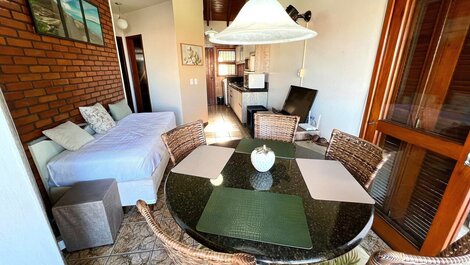 Encantador apartamento de 2 dormitorios en el centro de Bombinhas