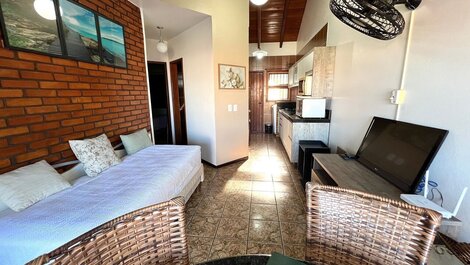 Encantador apartamento de 2 dormitorios en el centro de Bombinhas