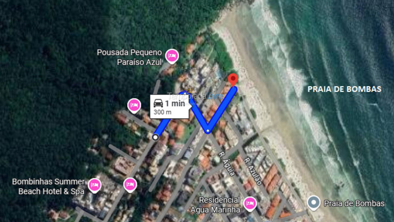 Casa para alquiler de vacaciones em Bombinhas (Praia de Bombas)