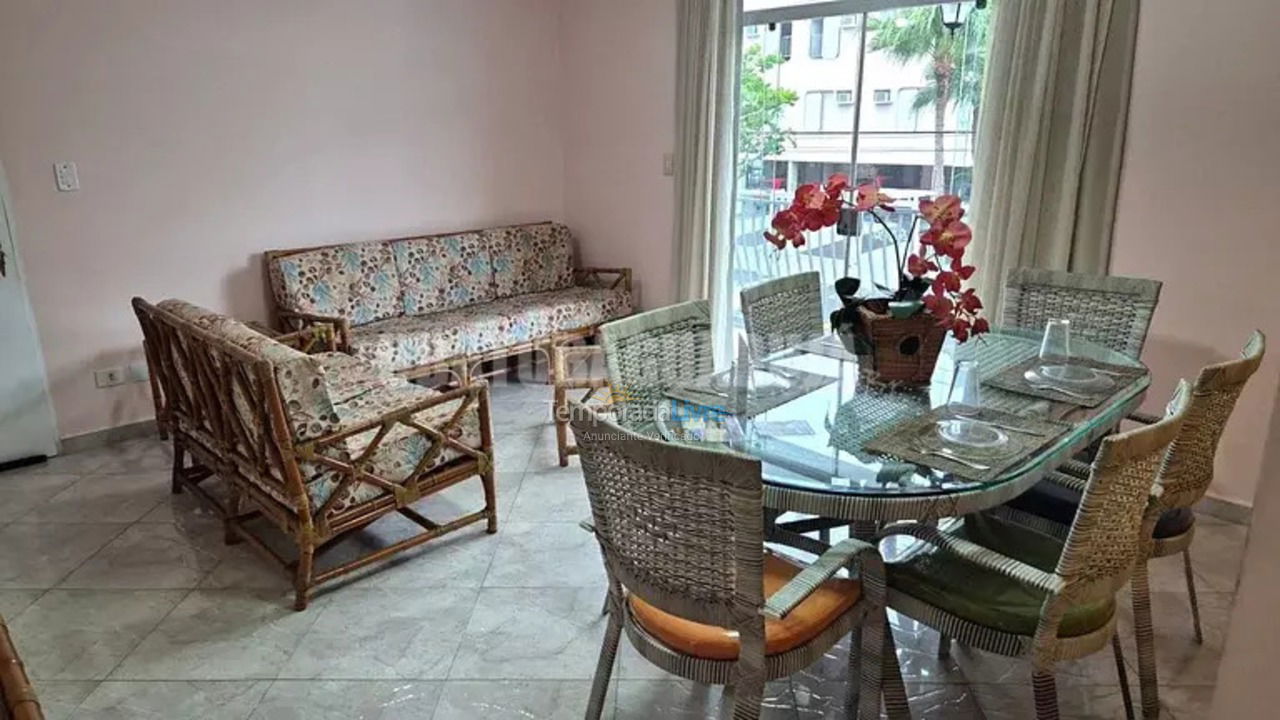 Apartamento para aluguel de temporada em Guaruja (Jardim Belmar)