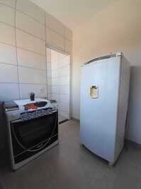 Acogedor apartamento con aire acondicionado.