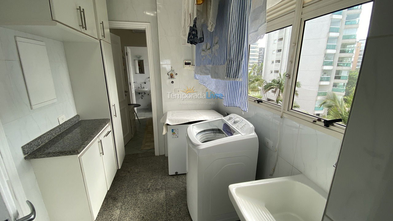 Apartamento para aluguel de temporada em Bertioga (Riviera de São Lourenço)