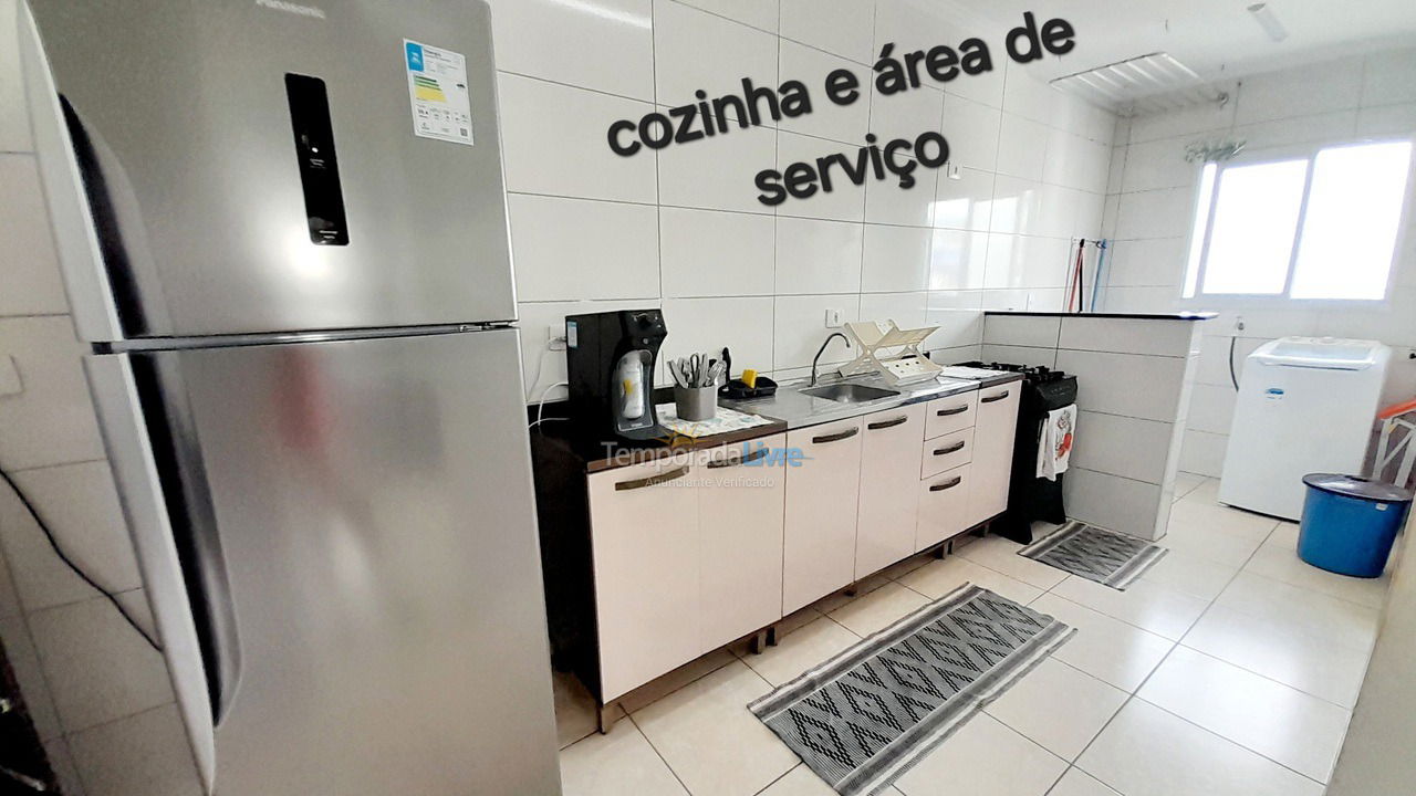 Apartamento para aluguel de temporada em Praia Grande (Vila Tupi)