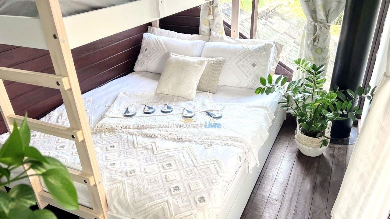 Casa para alquiler de vacaciones em Palhoça (Guarda do Embaú)