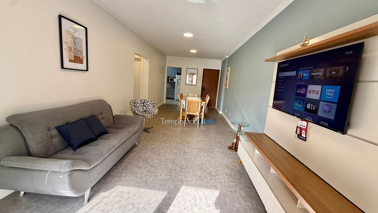 Apartamento para alquiler de vacaciones em Praia Grande (Canto do Forte)