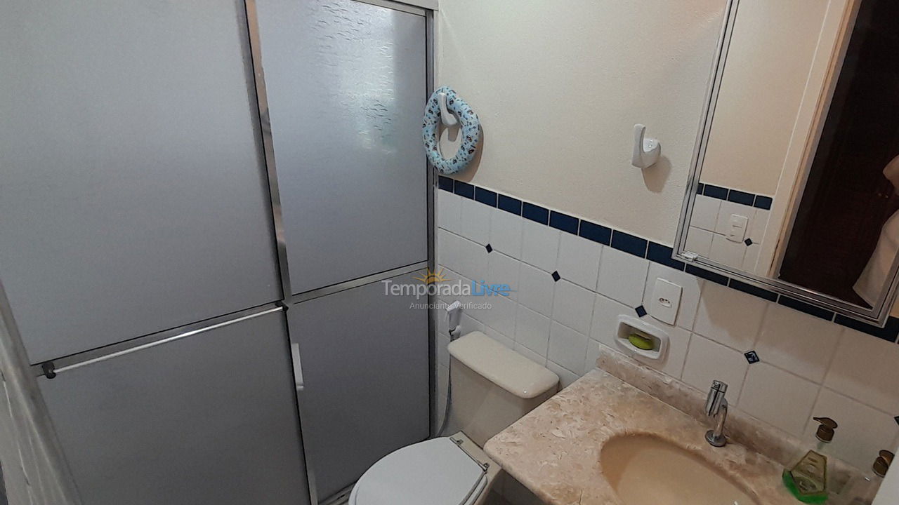 Wc suíte  Apartamento para aluguel de temporada em Bertioga (Praia de Guaratuba)