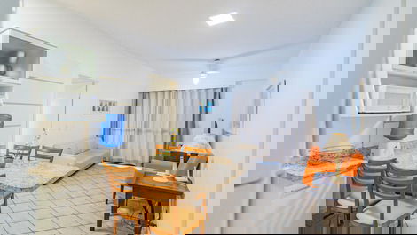 Lindo ap de dois quartos, de frente e com vista para o mar (C131)