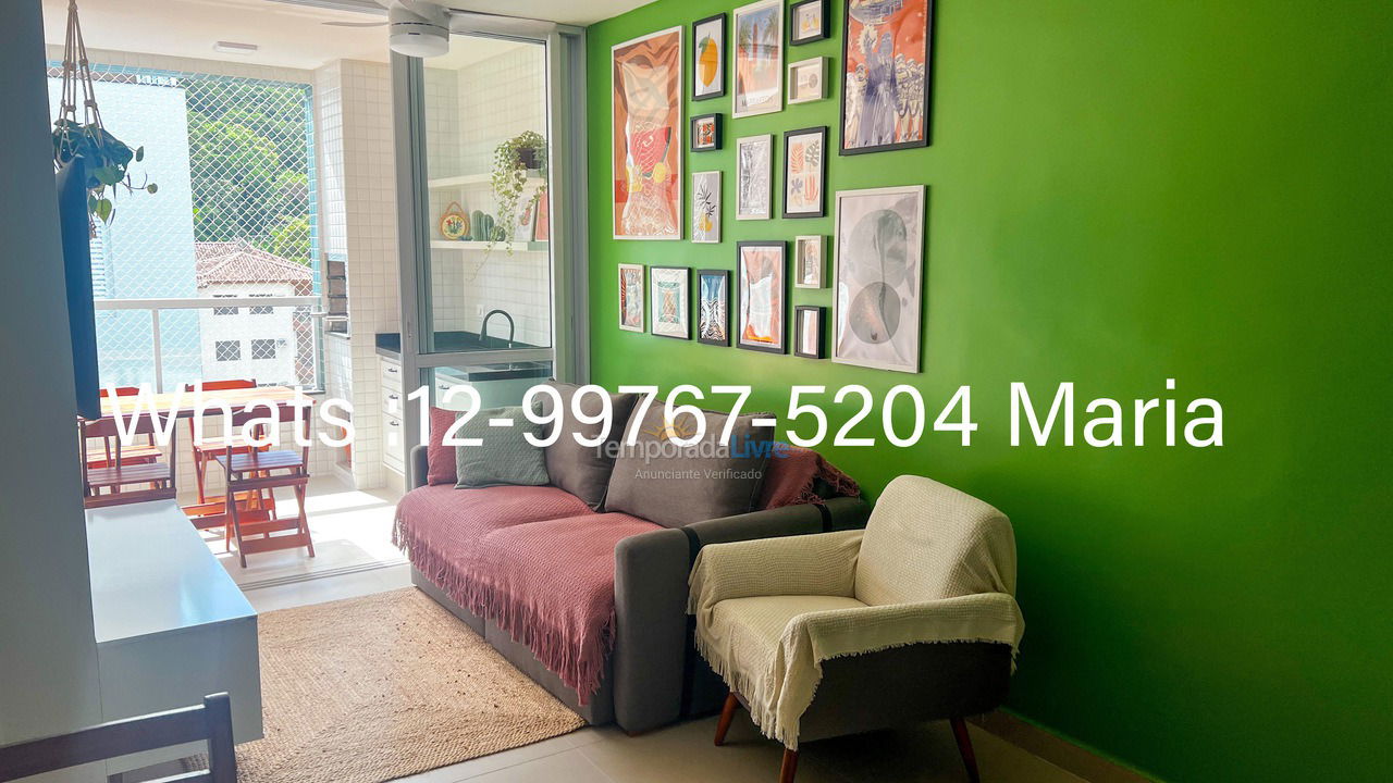 Apartamento para alquiler de vacaciones em Ubatuba (Toninhas)