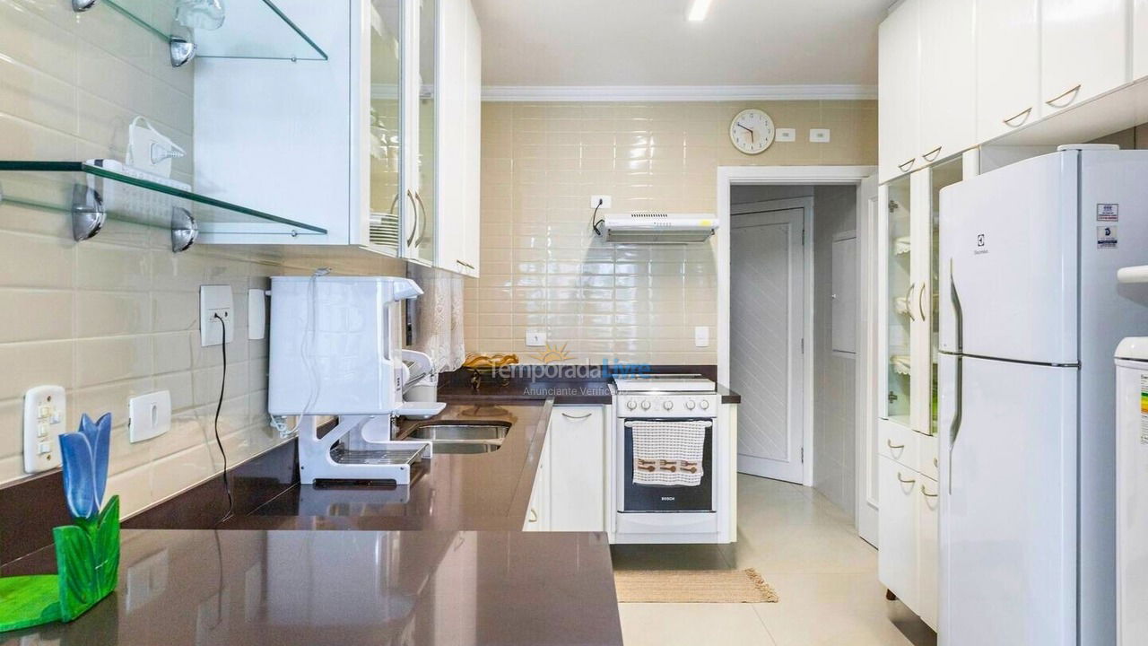Apartamento para aluguel de temporada em Bertioga (Riviera de São Lourenço)