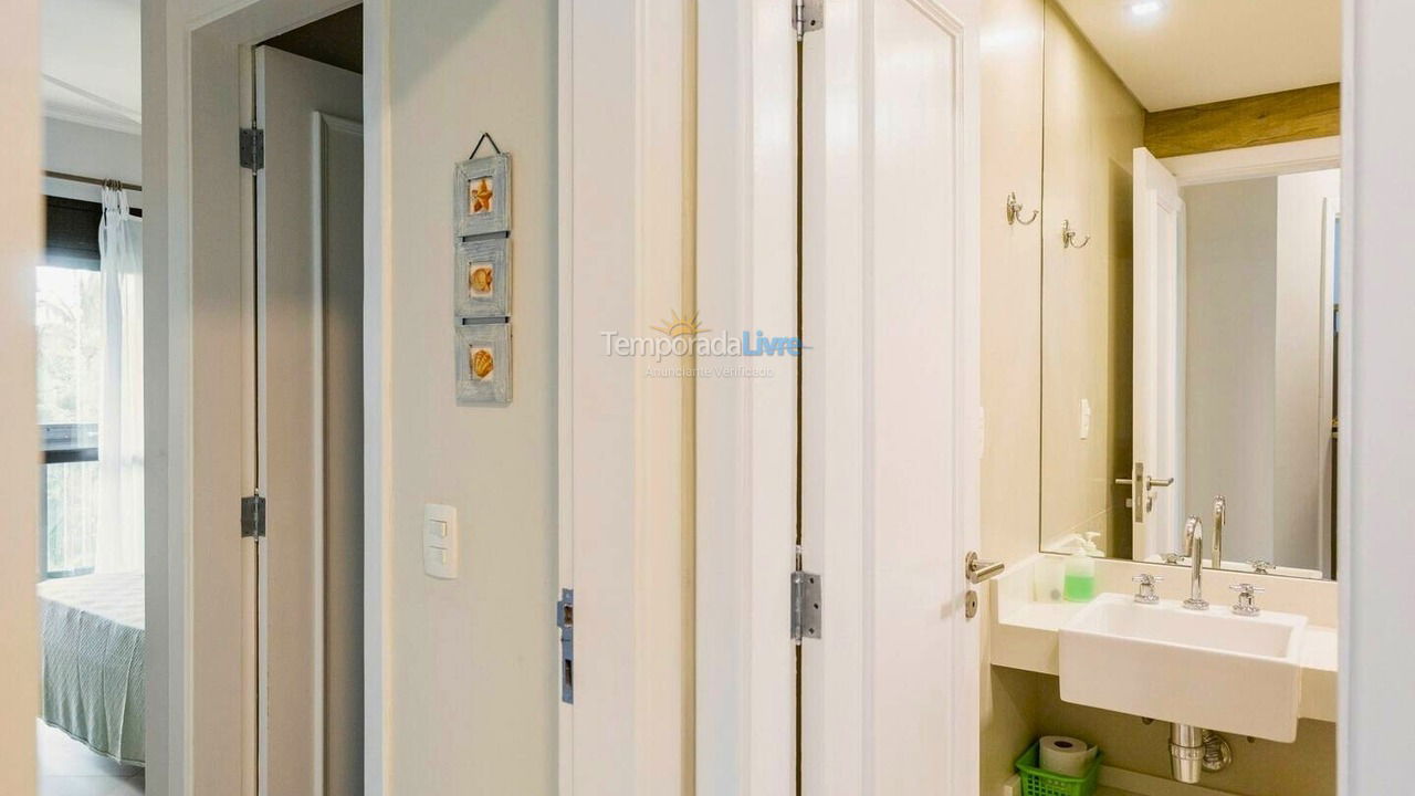 Apartamento para aluguel de temporada em Bertioga (Riviera de São Lourenço)