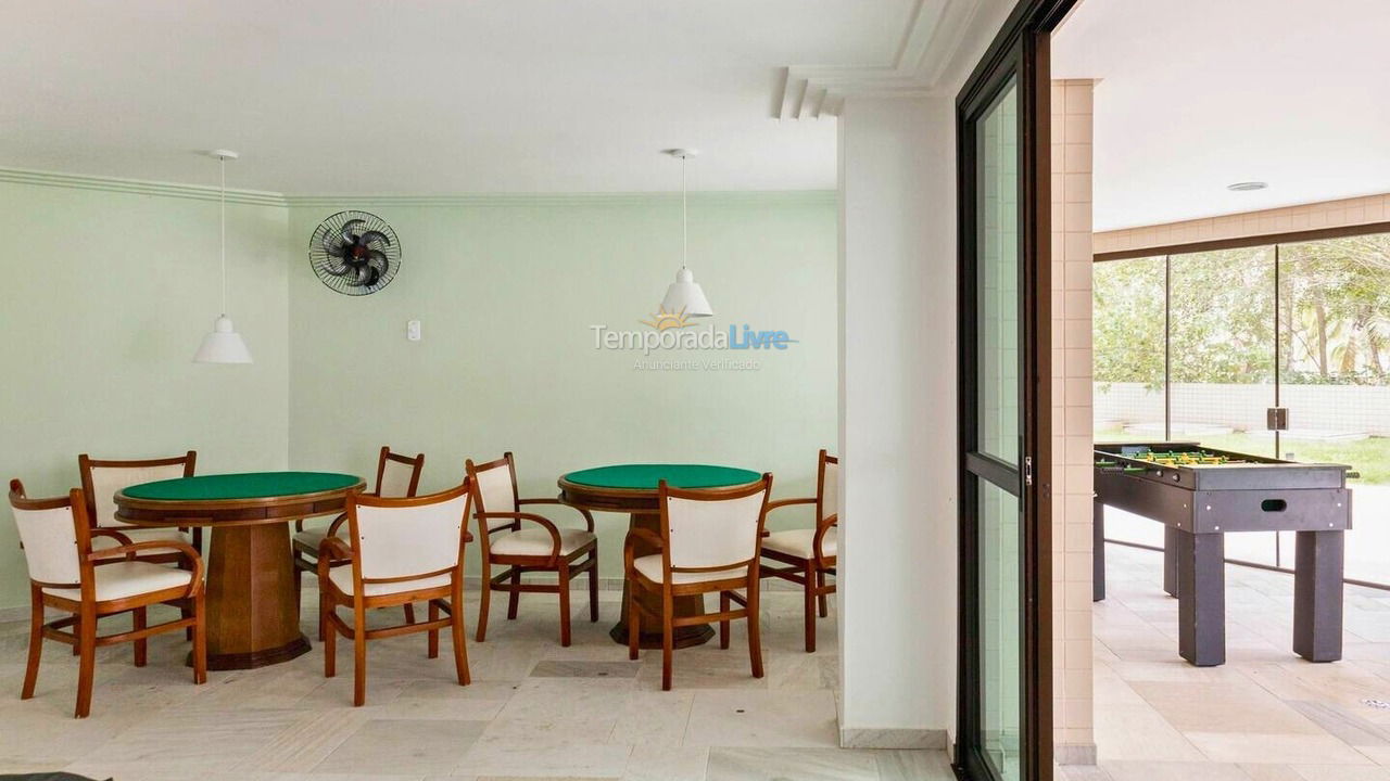 Apartamento para aluguel de temporada em Bertioga (Riviera de São Lourenço)