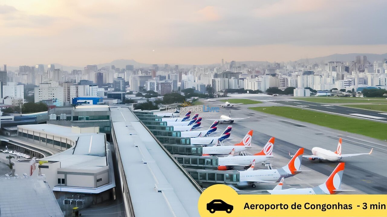 Apartamento para aluguel de temporada em São Paulo (Campo Belo)