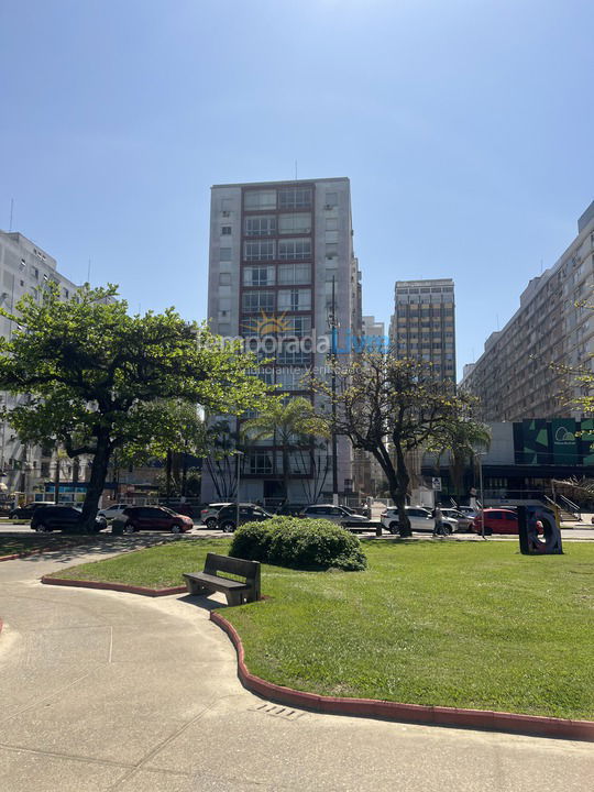 Apartamento para aluguel de temporada em Santos (Embare)