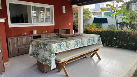 House by the river and next to the sea located in a condominium, Camaçari