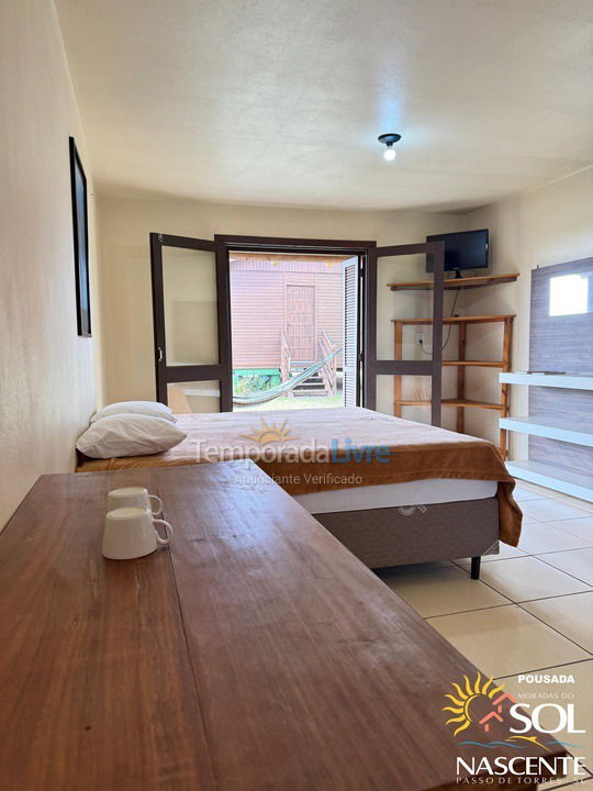 Apartamento para aluguel de temporada em Passo de Torres (Passargada)