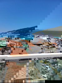 Vista da cobertura na área de lazer 
