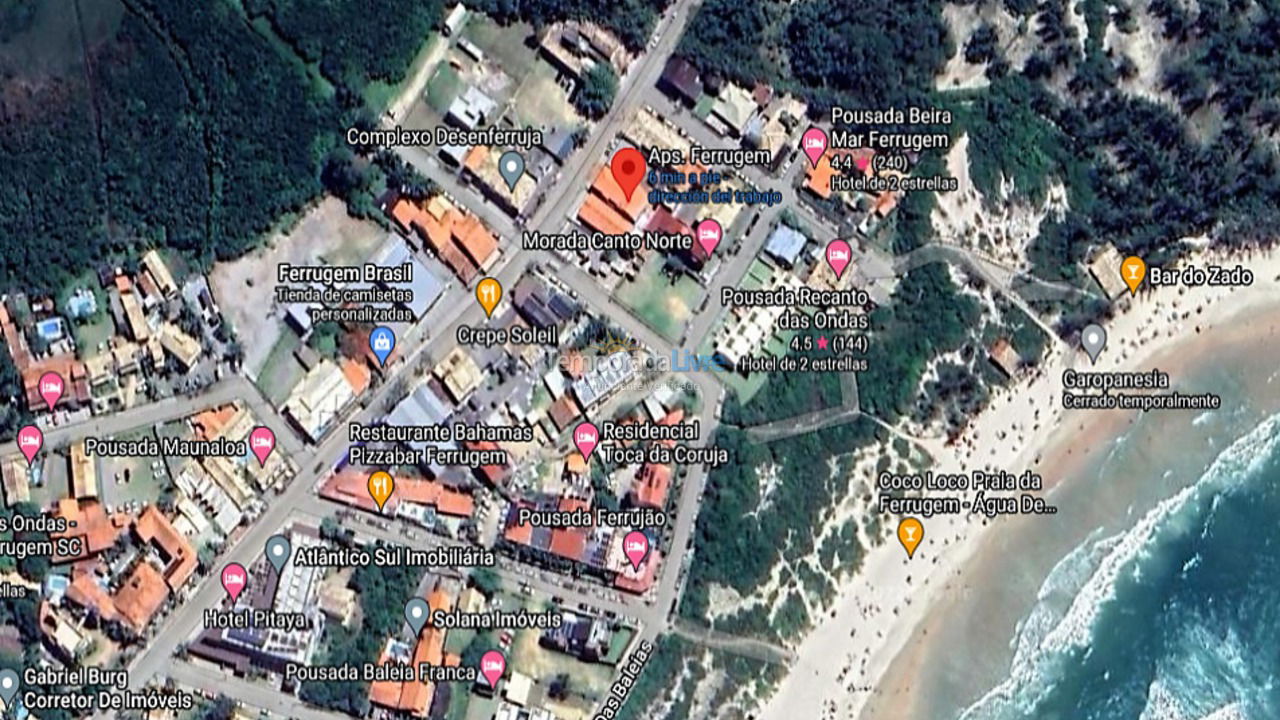 Apartamento para alquiler de vacaciones em Garopaba (Praia da Ferrugem)