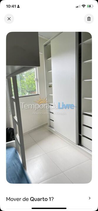 Apartment for vacation rental in Matinhos (Balneário Riviera)