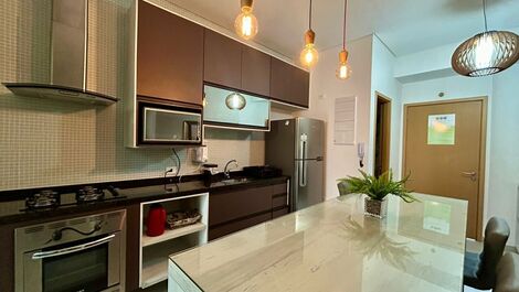 Apartment with 1 suite in the Reserva DNA Condominium - Ubatuba - SP
