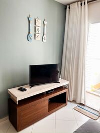 Apartamento en Toninhas, a 120m del mar ¡Wi-Fi, Netflix y comodidad!