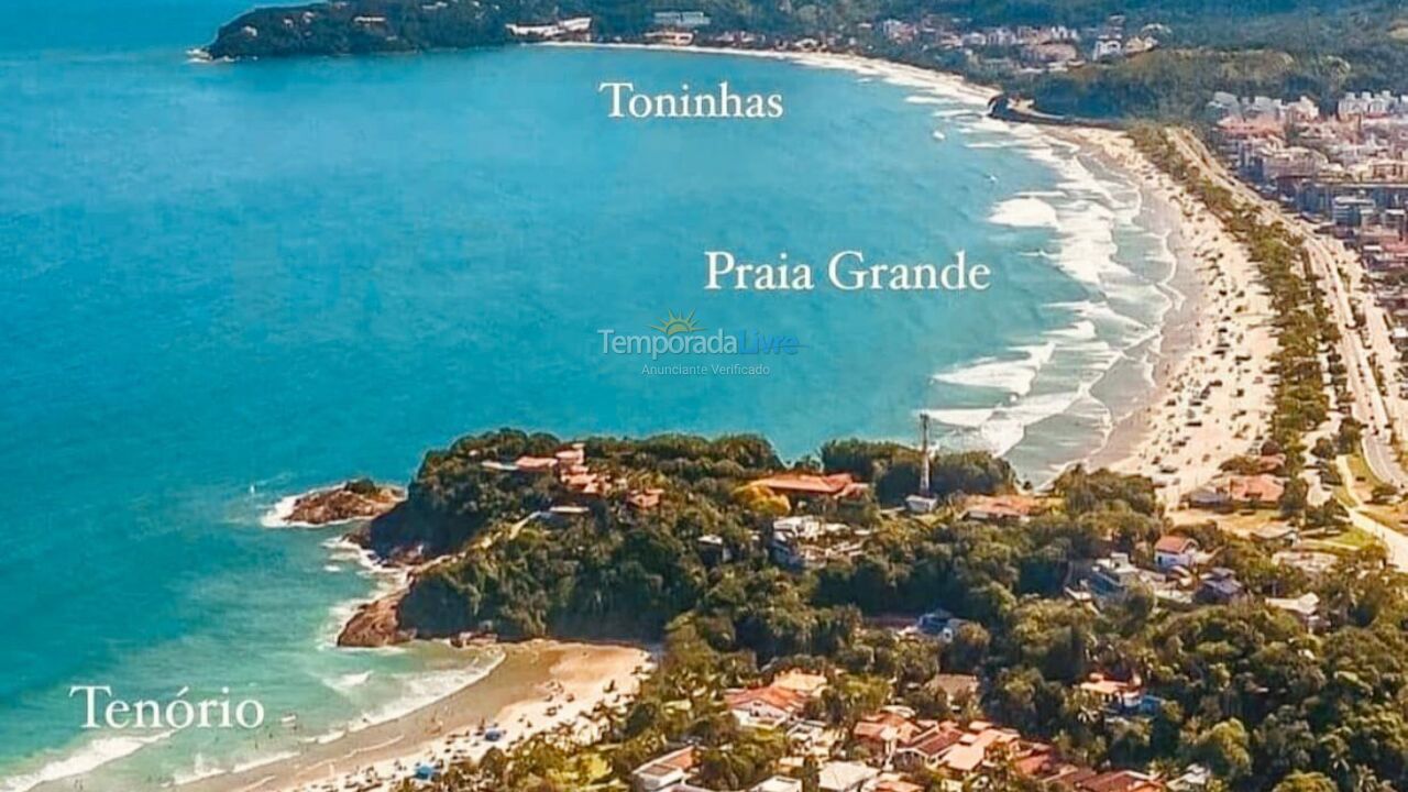 Apartamento para alquiler de vacaciones em Ubatuba (Praia das Toninhas)