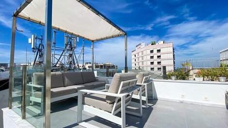 Hermoso penthouse con vista y jacuzzi