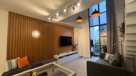 JURERÊ, 1 SUÍTE, APARTAMENTO DUPLEX