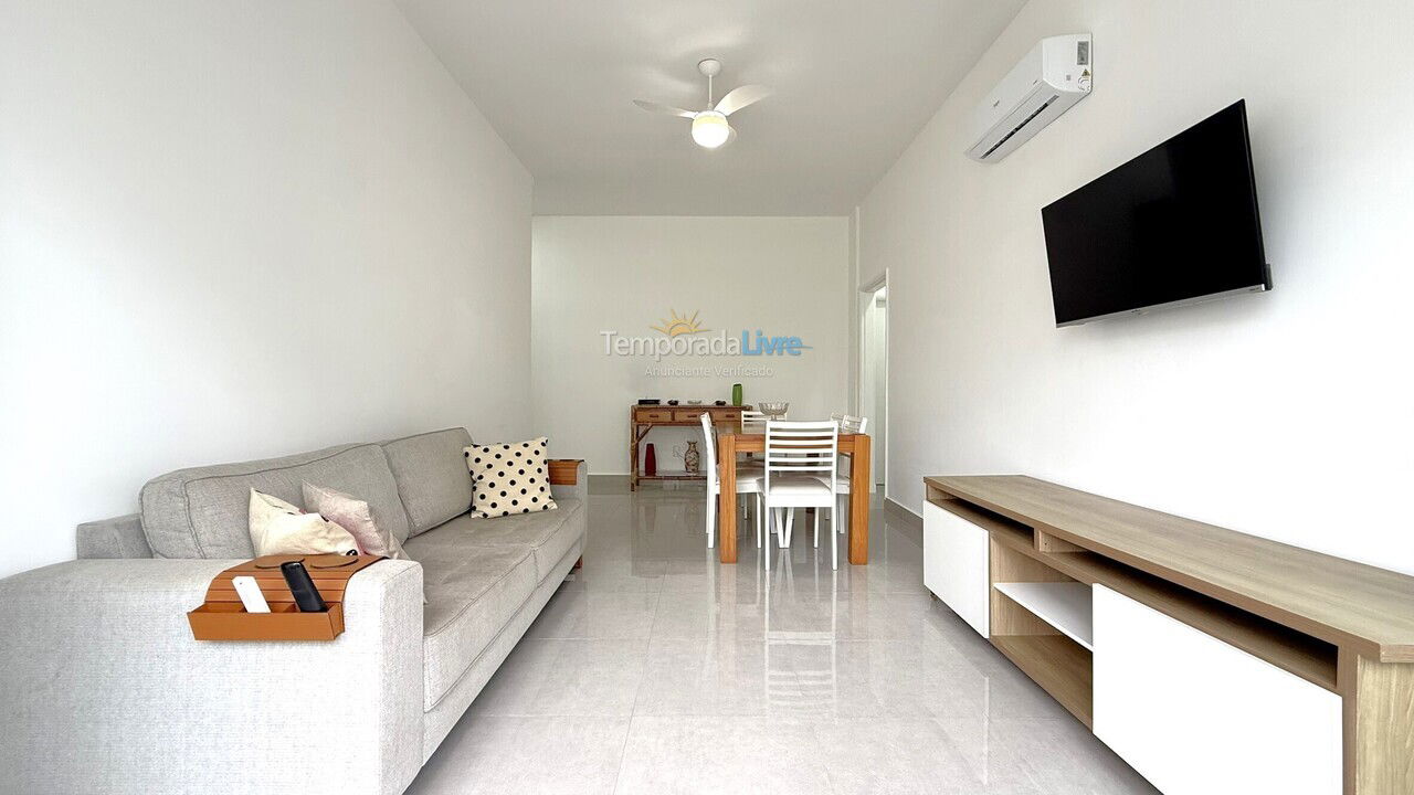 Sala Apartamento para alquiler de vacaciones em Guarujá (Pitangueiras)